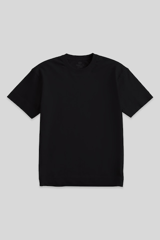 Tommylıfe Siyah Basic Kısa Kol O Yaka Büyük Beden Erkek T-shirt - 88072