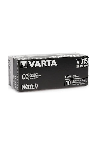 Jenerik Renata 315 Sr716sw 1.55v Alkalin Saat Pili 10 Adet