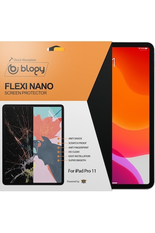Blogy Apple Uyumlu iPad  Pro 11 / Air 10.9 Flexi Nano Ekran Koruyucu