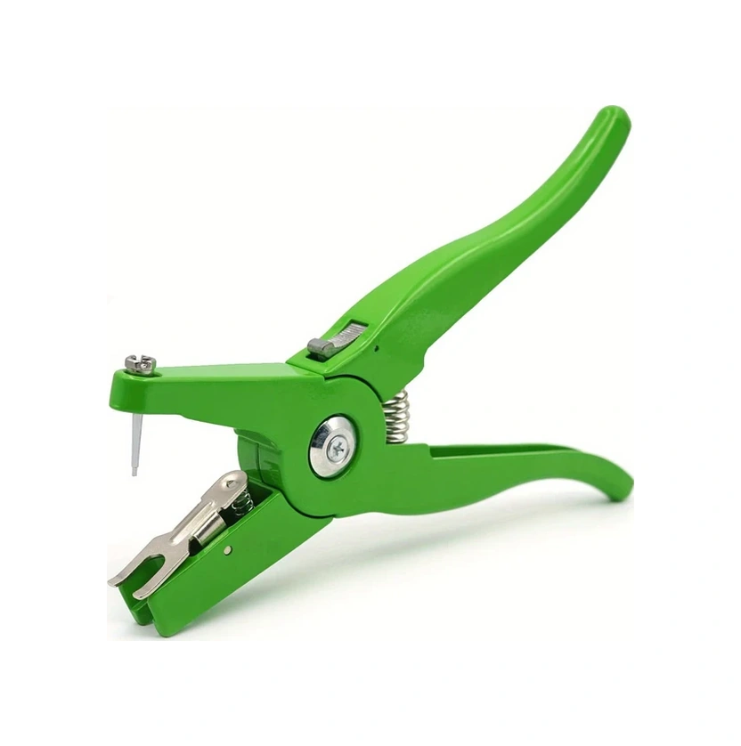 Elmpaly Yeşil 1 Adet Evrensel Hayvan Küpe Penseti Sığır Koyun Keçi Domuz