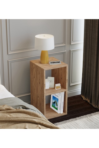 30 Cm Mdf Modern Ahşap Komodin Çok Amaçlı Yan Sehpa
