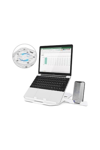 Northcity Yükseklik Ayarlı Laptop Standı Tablet Telefon Tutucu - 360 Katlanabilir