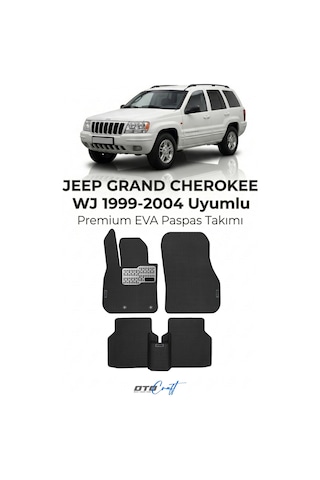 OtoCraft Jeep Grand Cherokee Wj 1999-2004 Araca Özel 3d Havuzlu Eva Paspas Tam Set 5 Parça