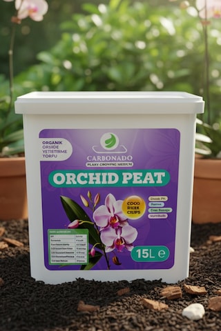 Orchid Peat 15 Litre Organik Orkide Yetiştirme Torfu 15 L