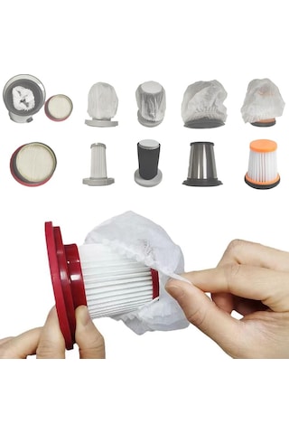 Arzum Ar 4087 Gırgır 2'si 1 Arada Dikey Elektrikli Süpürge Filtre Koruyucu 12 Adet