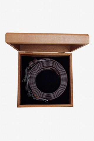 Erkek Sıyah Kahve Siyah-kahverengi 2'li Kot Kemeri Kutulu Set Sıyah Kahve