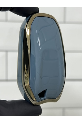 Citroen C3 Aircross C5 Aircross C4 Jumpy DS 5 Uyumlu Nano Anahtar Kılıfı Gri - Gold
