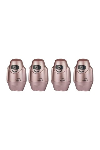E-bot Sılgılı Kalemtıras Metalık Roze 4lu Set