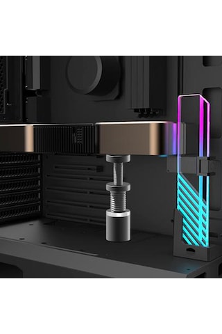 Suntek Grafik Kartı Gpu Desteği Braketi Pc Bilgisayar 50-mm-siyah-kırmızı