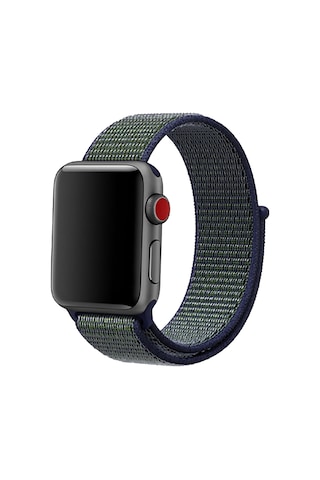 E2M Apple Uyumlu Watch 38-40MM KRD-03 HASIR PASİFİK YEŞİL