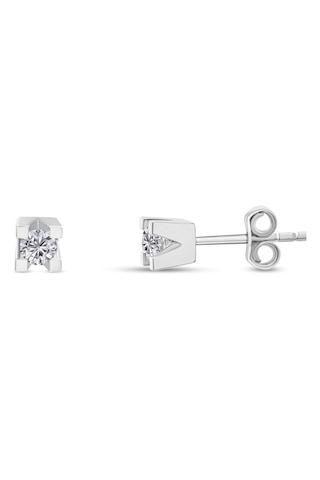 0.30 Karat Tektaş Pırlanta Küpe - Hrd Sertifikalı 77342849