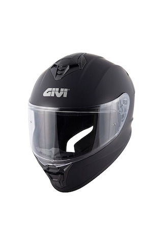 Gıvı 50.x Kapalı Motosiklet Kaskı Mat Siyah