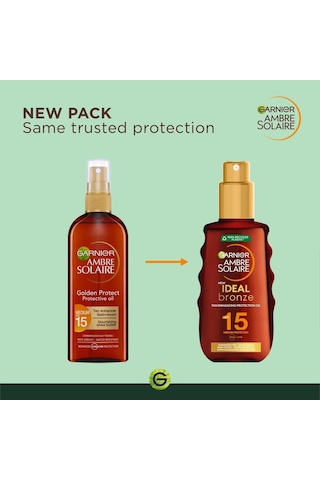 Garnier Ambre Solaire İdael Bronzluk Koruyucu Yağ SPF15 150 ML
