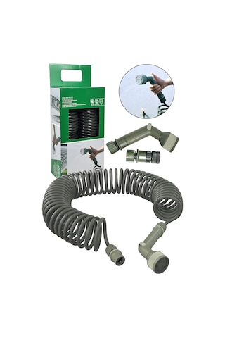 Verve Spiral Hortum Bahçe Balkon Sulama Seti 15 M
