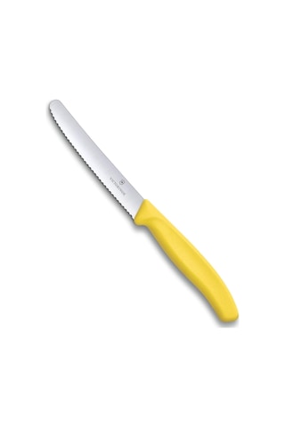 Victorinox Vt 6.7836.l118 Swiss Classic Sarı Tırtıklı Domates Sosis Bıçağı 11 Cm Genel