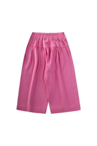 Cigit Korsajlı Büzgülü Keten Pantolon 2-7 Yaş Pembe Pembe