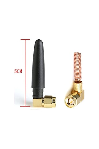 433mhz Rf 3dbi Sma Erkek 90 Derece Anten 5cm Kablosuz Haberleşme Modül Cihaz Omni Radyo Telsiz Gsm Gps 433 Mhz