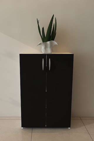 Moonlife Turna 4 Raflı Ayakkabılık Siyah