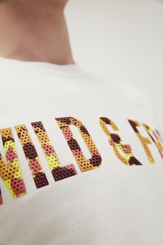 Bad Bear Wıld Crewneck Beyaz Kırık Beyaz