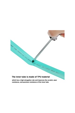 Monyee Yol Bisikleti Hafif Tpu İç Lastik - 700c 23-35c Uyumlu, Fv 80l Ağızlı, Dayanıklı, Yeşil Çok Renkli