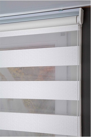 Oba Perde Pirilti Zebra Perde Beyaz 140 x 190