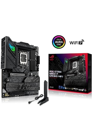 Asus ROG Strix B860-F Gaming WiFi 9066 MHz (OC) DDR5 Soket LGA1851 M.2 HDMI DP Thunderbolt ATX Anakart Asus ROG Strix B860-F Gaming WiFi 9066 MHz (OC) DDR5 Soket LGA1851 M.2 HDMI DP Thunderbolt ATX Anakart