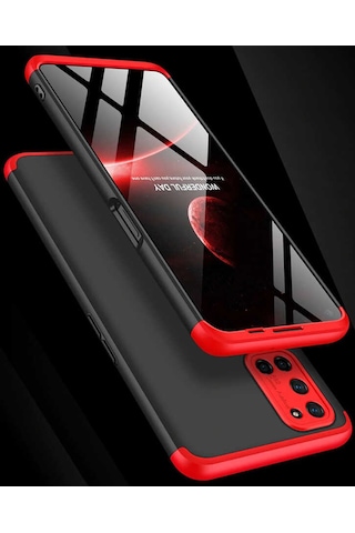 Oppo A52 Kılıf Zore Ays Kapak Kırmızı