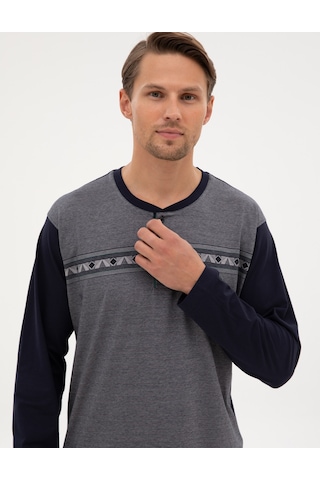 Pierre Cardin Erkek Lacivert Pijama Takım 50322651-200 Lacivert