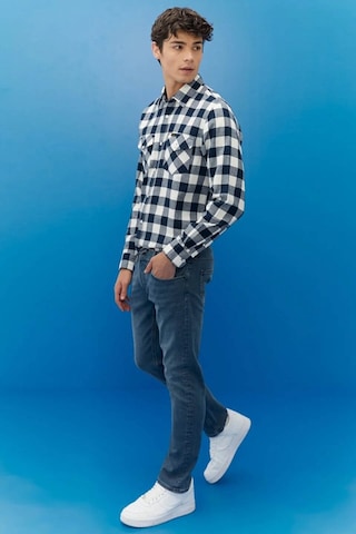 Lee Erkek Jean Pantolon Koyu Gri L707ptfl L707 Daren Regular Straight 24kmc8000435 Mc80083 Koyu Gri