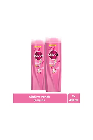 Elidor Superblend Güçlü ve Parlak Saç Bakım Şampuanı 2 x 400 ML