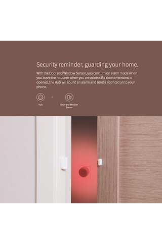 Singree Akıllı Ev Aqara Kapı Ve Pencere Sensörü - 2 Adet, Beyaz, Uzun Ömürlü Pil, Kolay Kurulum, App Bağlantılı Beyaz