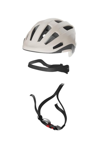 Btwin 500 Şehir Bisikleti Kaskı, Bej, M Beden, Unisex Genel