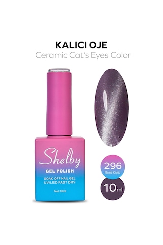Shelby 10 Ml. A296 Seramik Kedi Gözü Kalıcı Oje