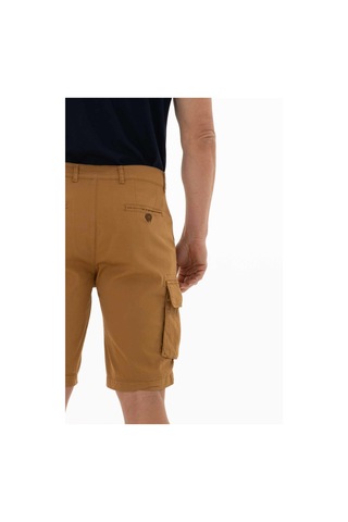 AR-MA Arma Erkek Kargo Cepli Regular Fit Parça Boyama Kısa Şort Y25505278401 Kahverengi