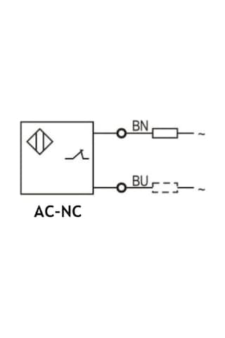 Lanbao Lr12tcn04atc ,m12/4mm Ac-nc 2-kablo Endüktif Sensör