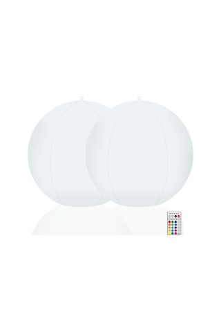 2 Adet Güneş Yüzen Top Havuz Işığı Rgbw Renk Değiştiren