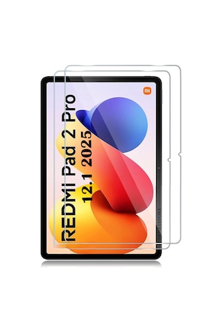 Xiaomi Redmi Pad 2 Pro 12.1" 2025 Ekran Koruyucu Nano Kırılmaz Şeffaf Esnek Koruma Tam Uyumlu