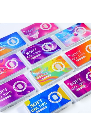 Reedark 420 Adet Mat Yumuşak Takma Tırnak Uçları - 15 Boyut, Tam Kaplama, Kolay Uygulama