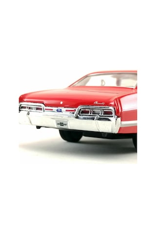 Kinsmart 1967 Chevrolet İmpala 1:34 Diecast Model Araba Kırmızı