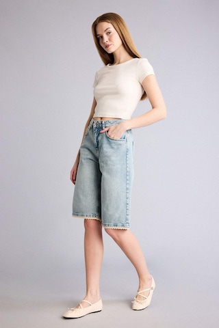 Defacto Normal Bel Jean Bermuda H1196ax26smnm39 Mavi-nm39