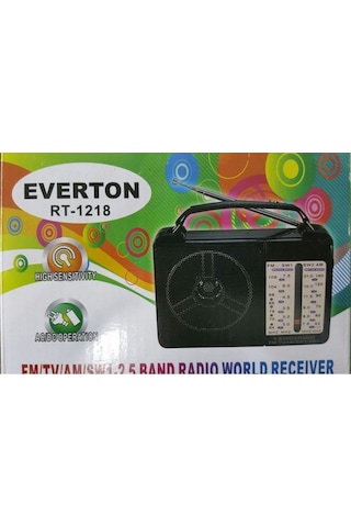 Çoban Radyosu Rt-1218 Everton Fm/Am/Sw1-2 4Band Dünya Radyosu