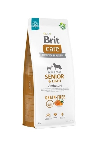 Brit Care Tahılsız Senior Light Somonlu Yetişkin Köpek Maması 12 KG Brit Care Tahılsız Senior Light Somonlu Yetişkin Köpek Maması 12 KG