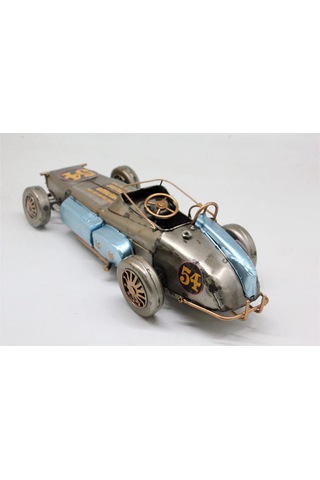 Dekoratif Metal Yarış Arabası C1608 Model