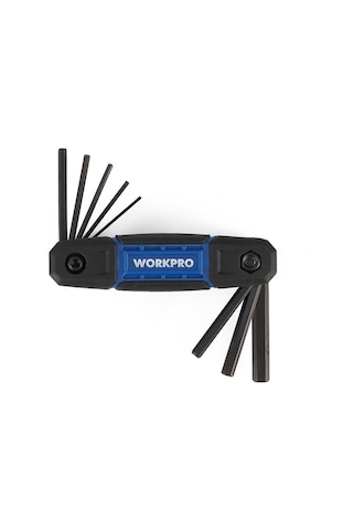 Workpro Wp222028 8 Parça Cr-v Metrik Çakı Tipi Profesyonel Allen Anahtar Takımı