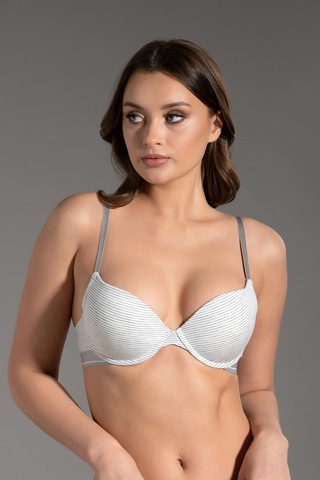 Newbra Penye Push-up Sütyen - Gri
