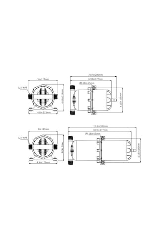 Sealux Marine  1lt Litre Basınçlı Tankı