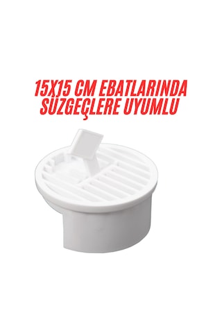 15x15 Süzgeçler İçin Gider Kapağı, Yer Süzgeci, Izgarası Gider Kapağı, Yer Süzgeci Süzeği