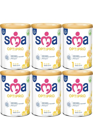 Sma Optipro 400gr No:1 Bebek Sütü 0-6 Ay 6 Lı Set