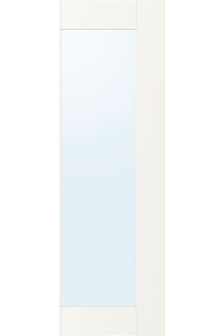 Aynalı Kapak, Beyaz, 30x75 Cm Gri