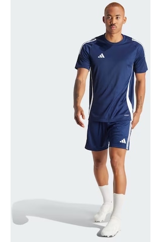 Adidas Tiro 24 Jersey Erkek Lacivert Yuvarlak Yaka Tişört IS1018 Lacivert
